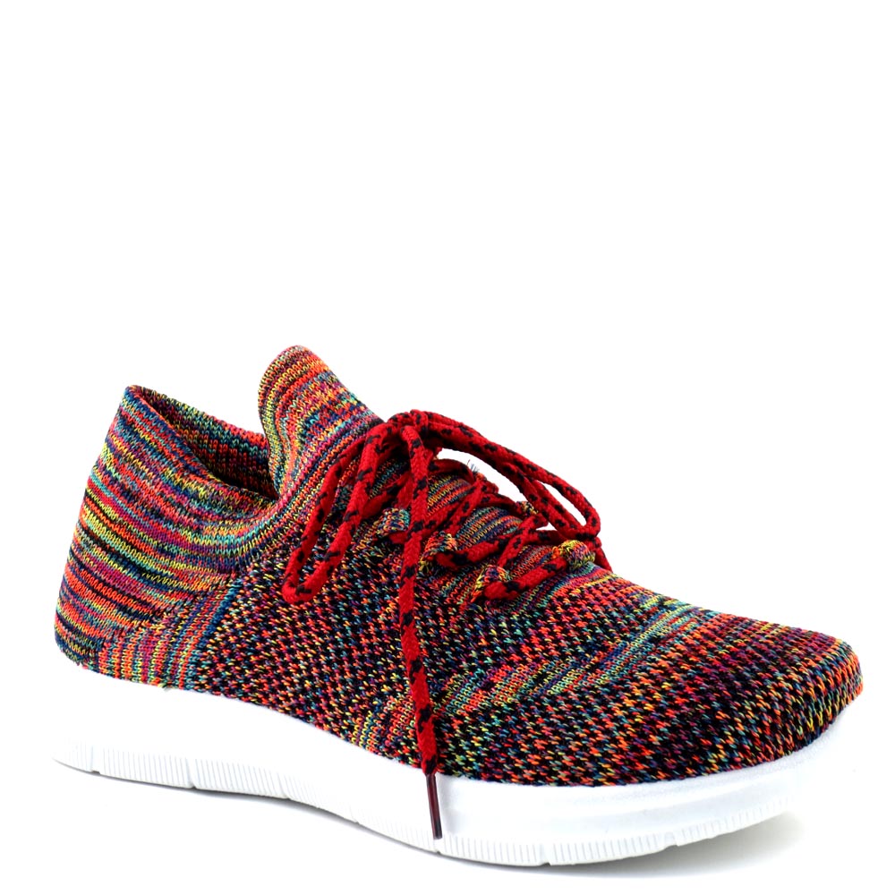 Outwoods by Pierre Dumas Closed Multi Colored Lace Up Sneakers - 81520
