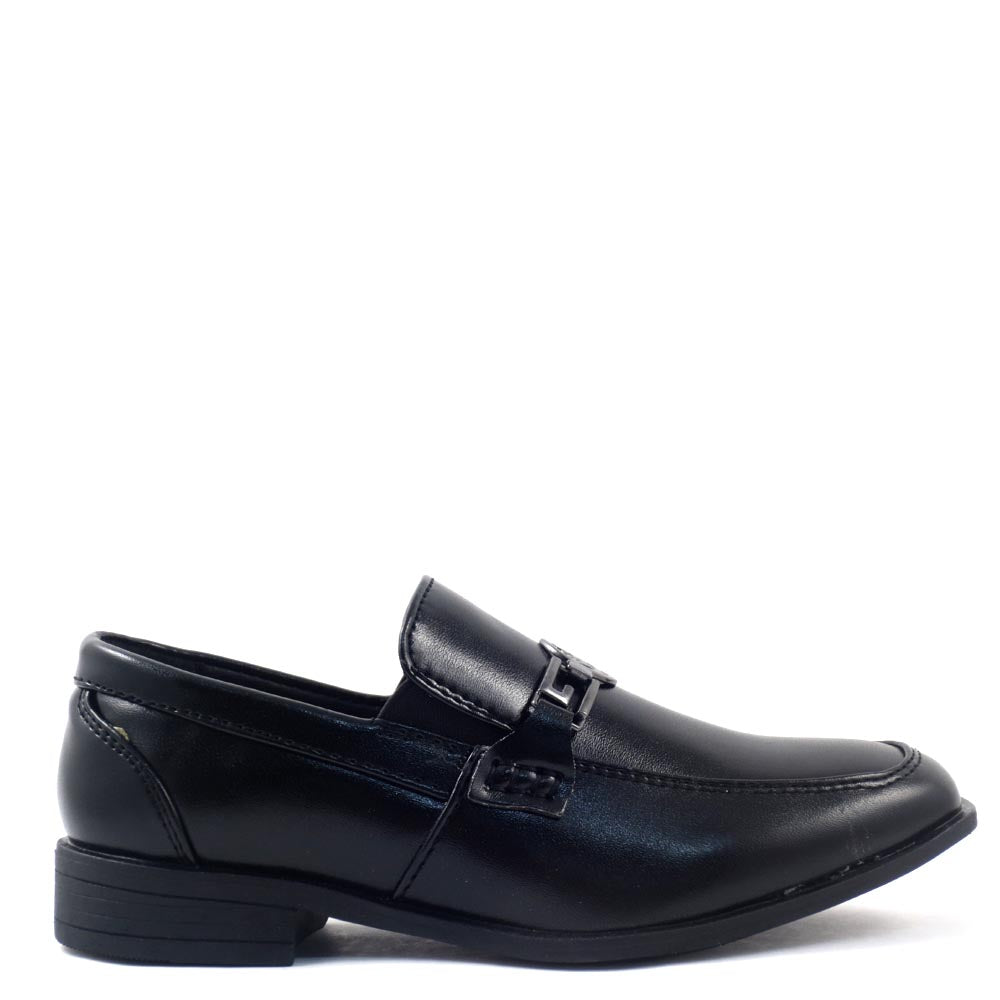 Youth Boys Detail Front Buckle Dress Shoe - 2343456