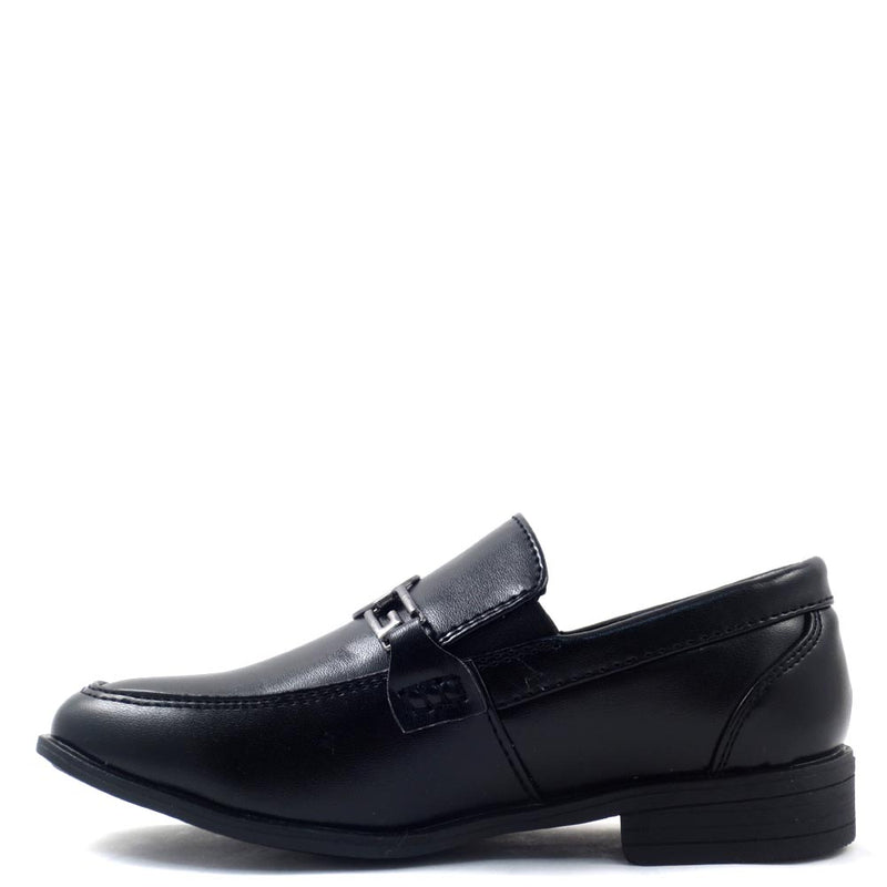 Youth Boys Detail Front Buckle Dress Shoe - 2343456