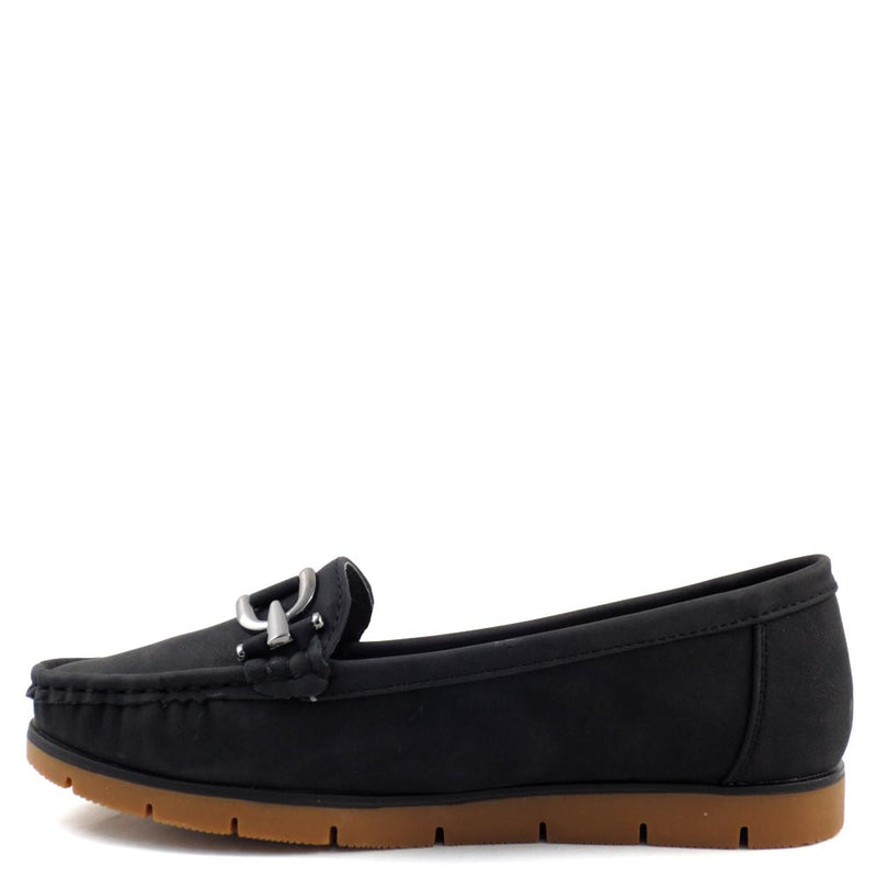 Pierre Dumas Closed Toe Closed Back Buckle Detail Comfort Shoe - 81261