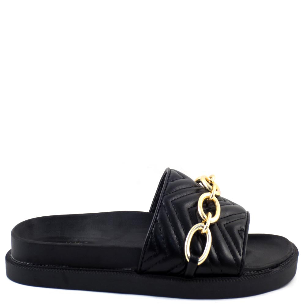 Liliana Open Toe Buckle Detail Platform Sandals - Carter 1