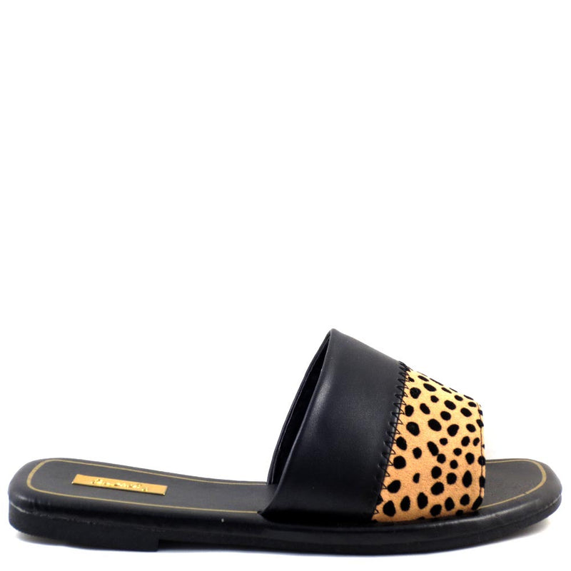 Qupid Open Toe Slide In Comfort Sandals - Castel 61