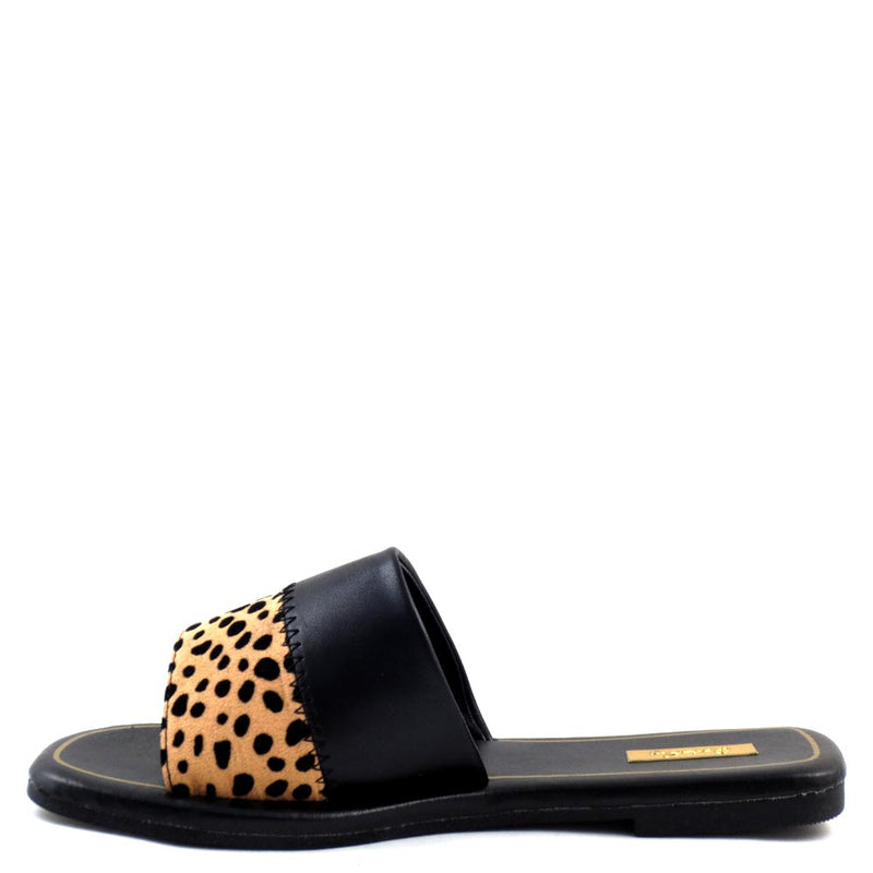 Qupid Open Toe Slide In Comfort Sandals - Castel 61