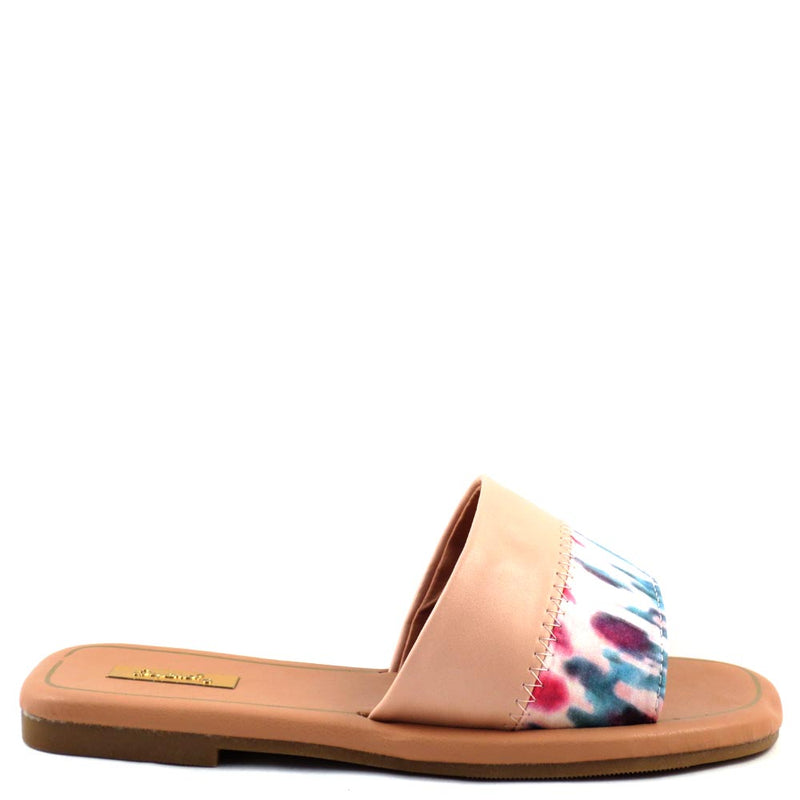 Qupid Open Toe Slide In Comfort Sandals - Castel 61