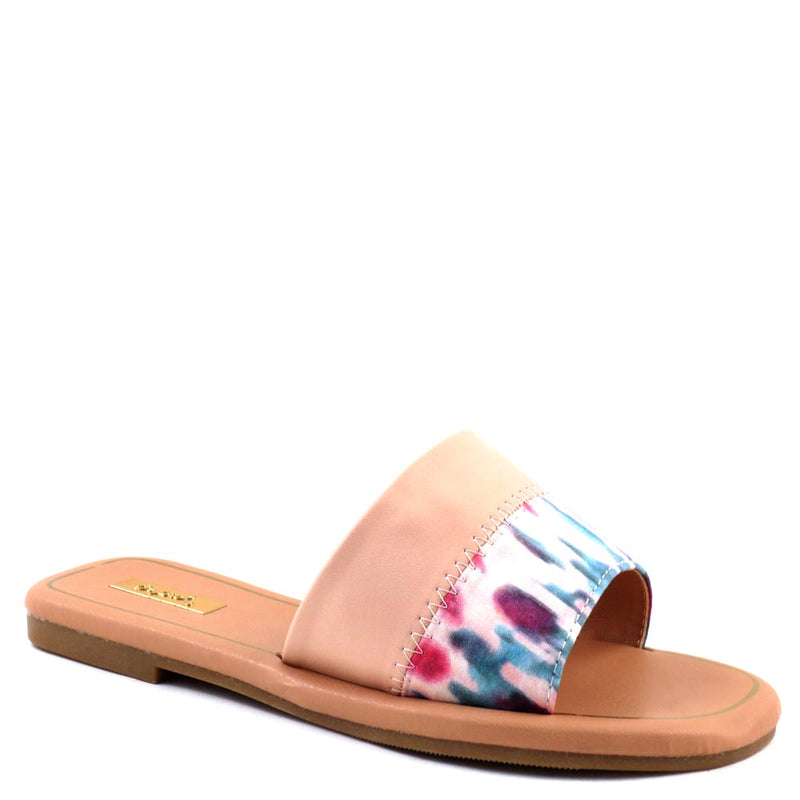 Qupid Open Toe Slide In Comfort Sandals - Castel 61