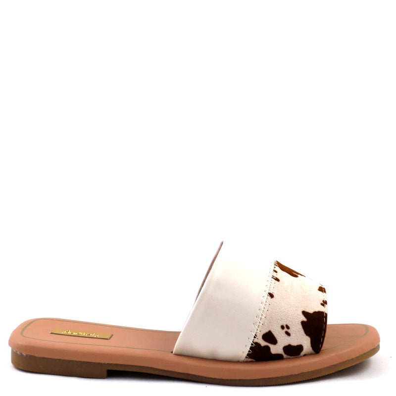 Qupid Open Toe Slide In Comfort Sandals - Castel 61