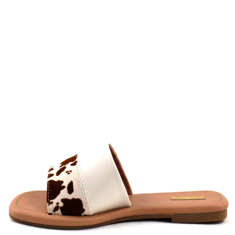 Qupid Open Toe Slide In Comfort Sandals - Castel 61