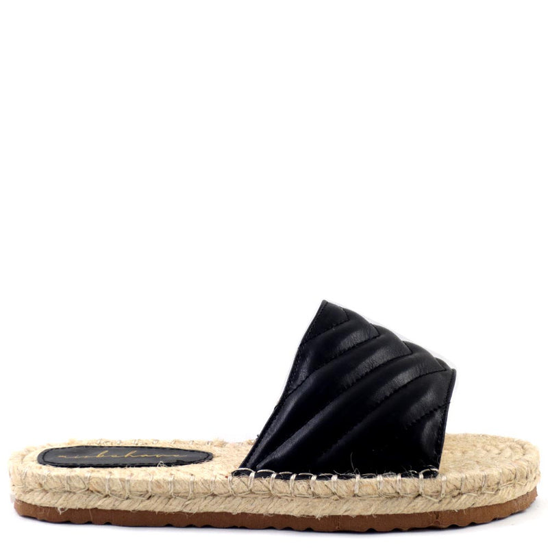 Misbehave Laser Cut Upper Espadrille Sandals - Chuck 1