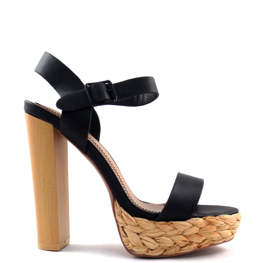 WHIM Heels Honey Raffia | FSC-certified Cork & Chunky Platform Heels –  Dolce Vita