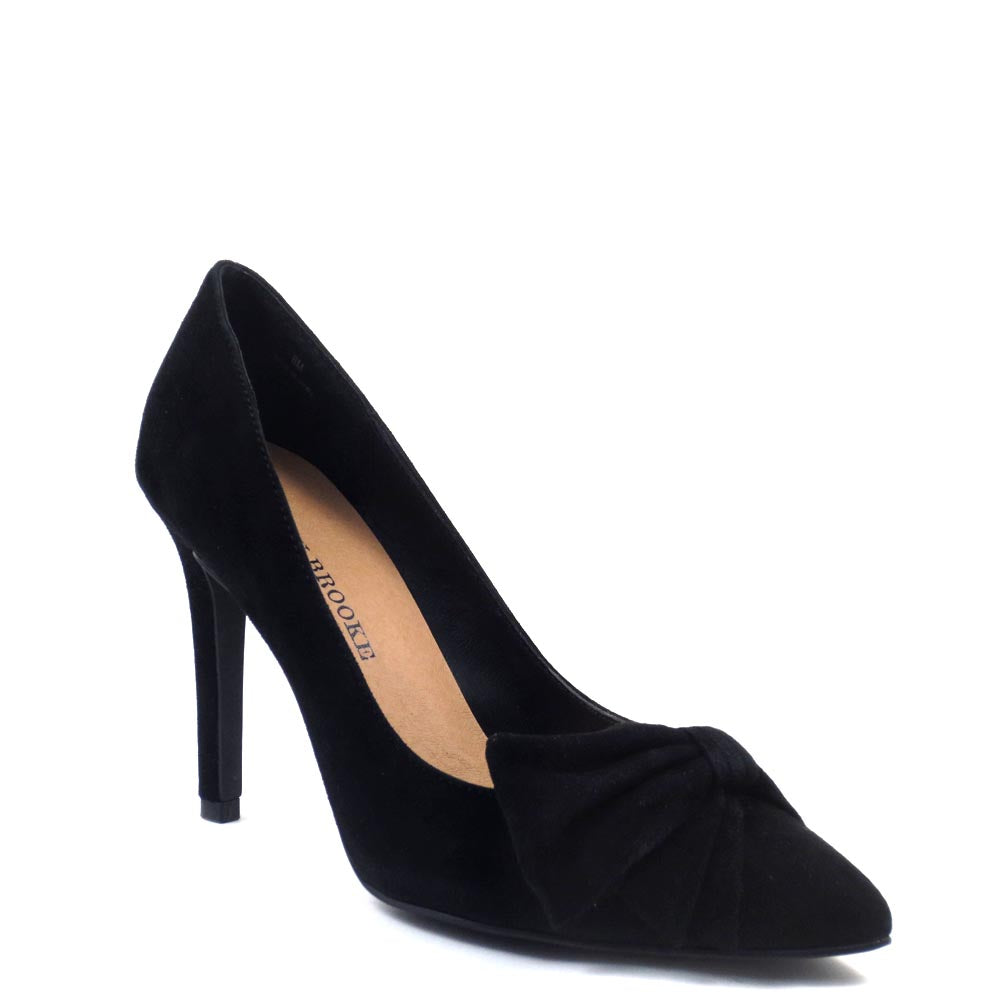 Audrey Brooke Branded Closed Toe Pointy High Heels - Edna