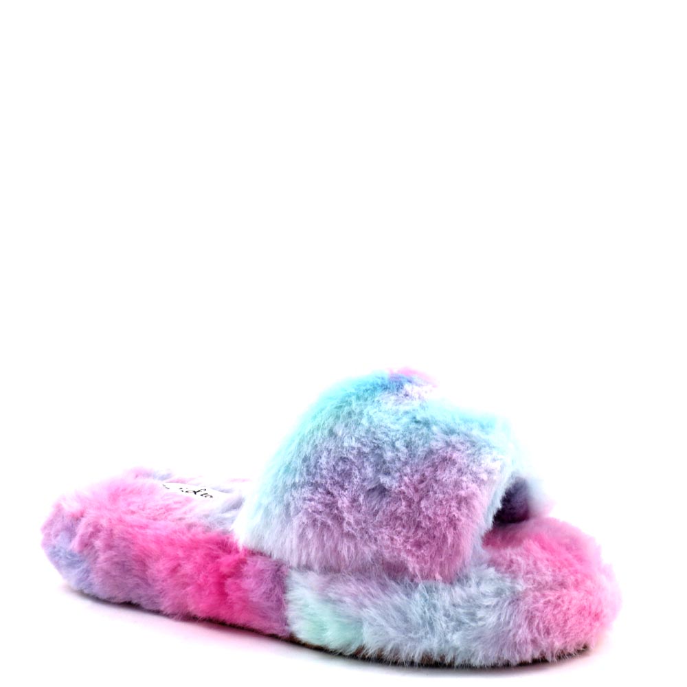 Little Girls Qupid Too Furry Platform Sandals - Madiee