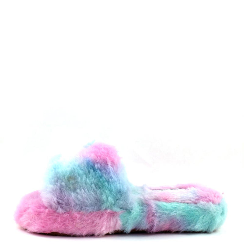 Little Girls Qupid Too Furry Platform Sandals - Madiee