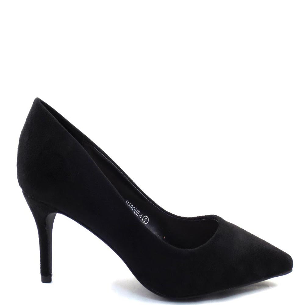 Love Mark Classic Closed Pointy Toe Pump Heels - Marque