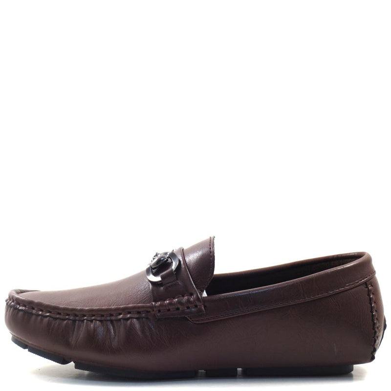 Slip On Driver Moccasins with Metal Bit Strap - SED8034