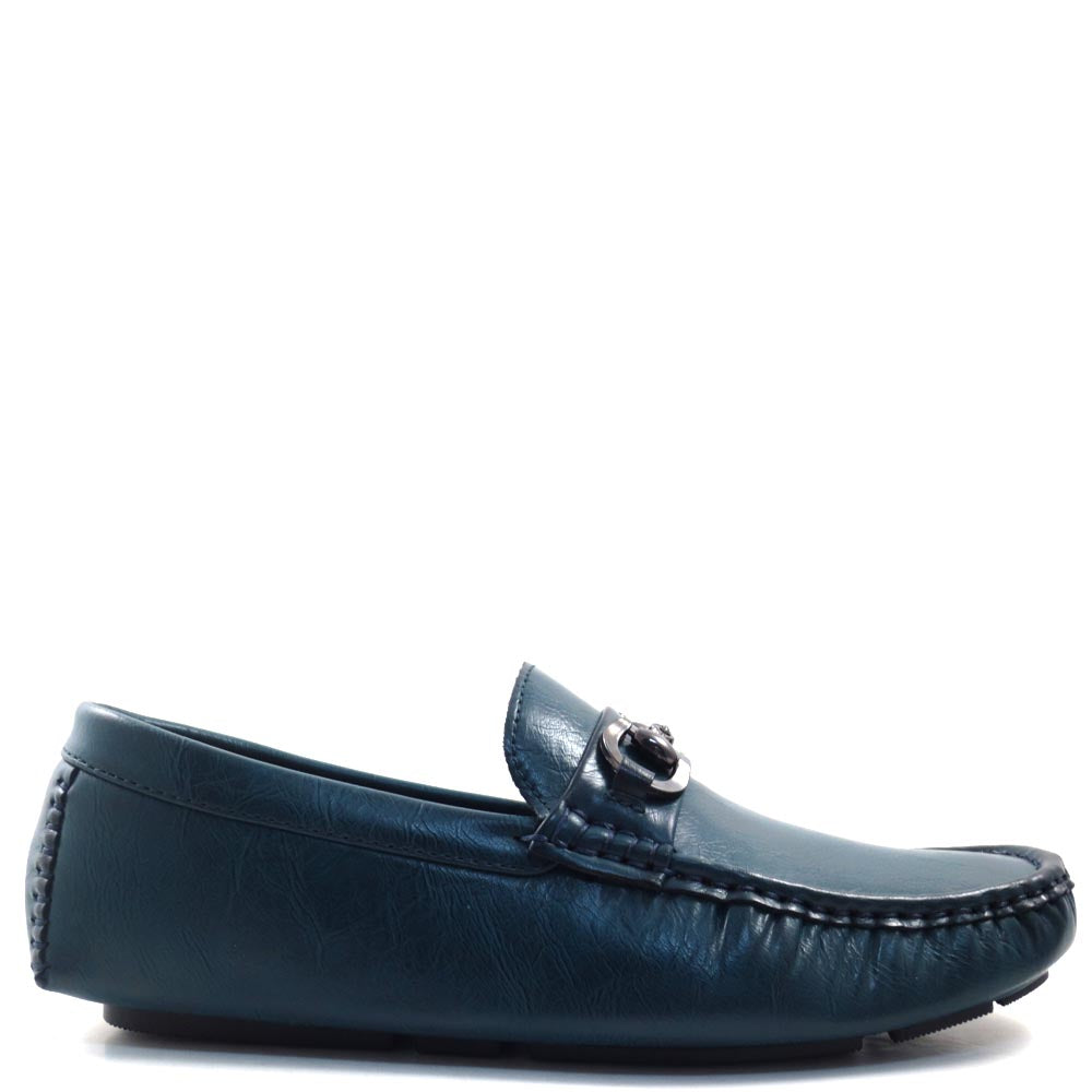 Slip On Driver Moccasins with Metal Bit Strap - SED8034