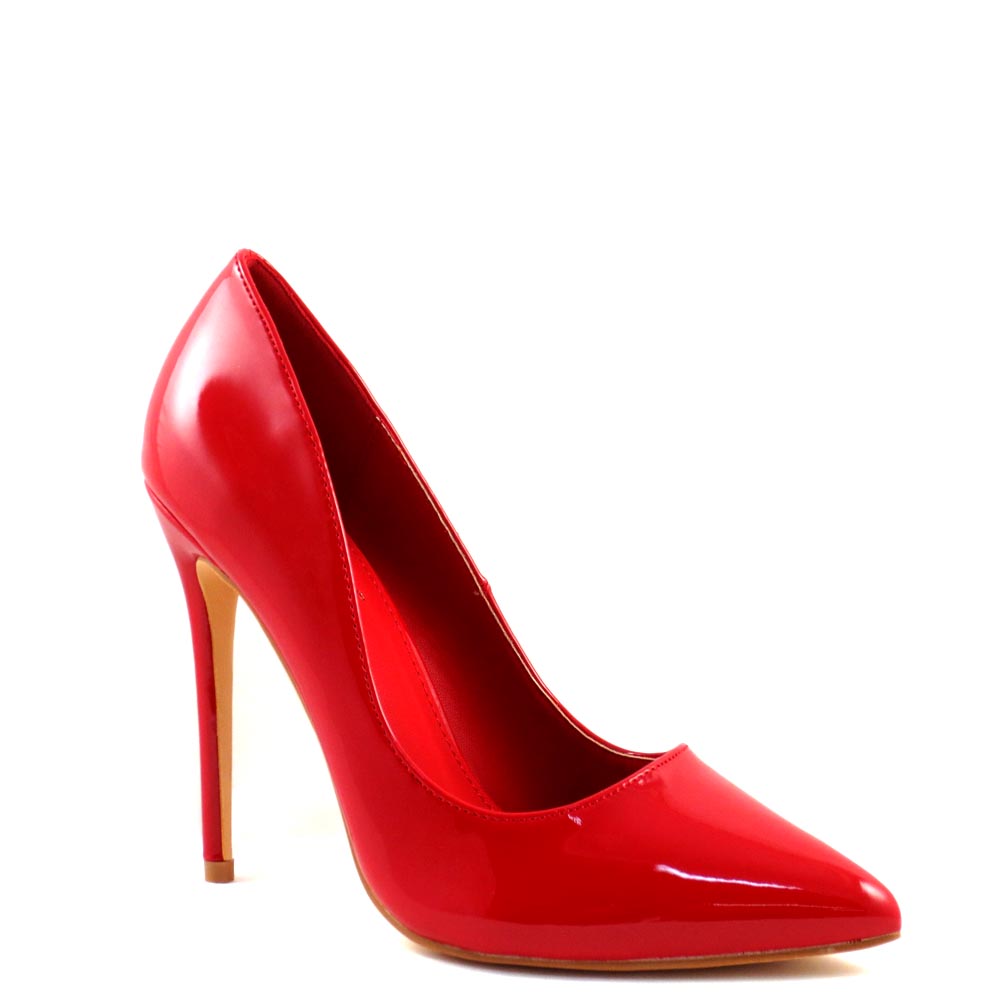 Elegant Classic Pointy Closed Toe Patent Stiletto Heels - Sofinie