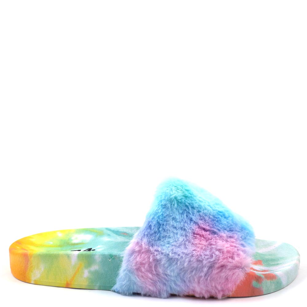 Soda Open Toe Fury House Slippers - Yoga