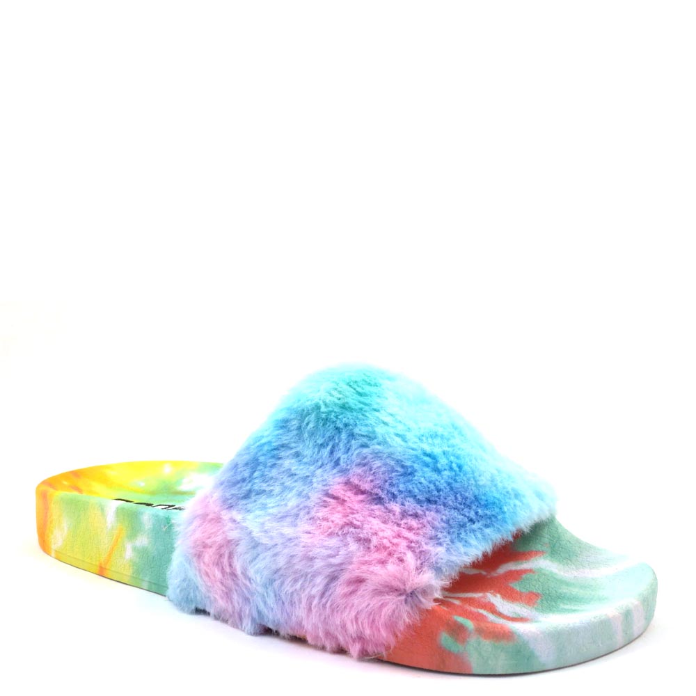 Soda Open Toe Fury House Slippers - Yoga